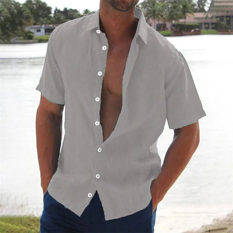 [BUY 1 GET 3] Vibratto™ Shirt in Lightweight Cotton Linen / A Touch of Freshness and Premium Minimalism!