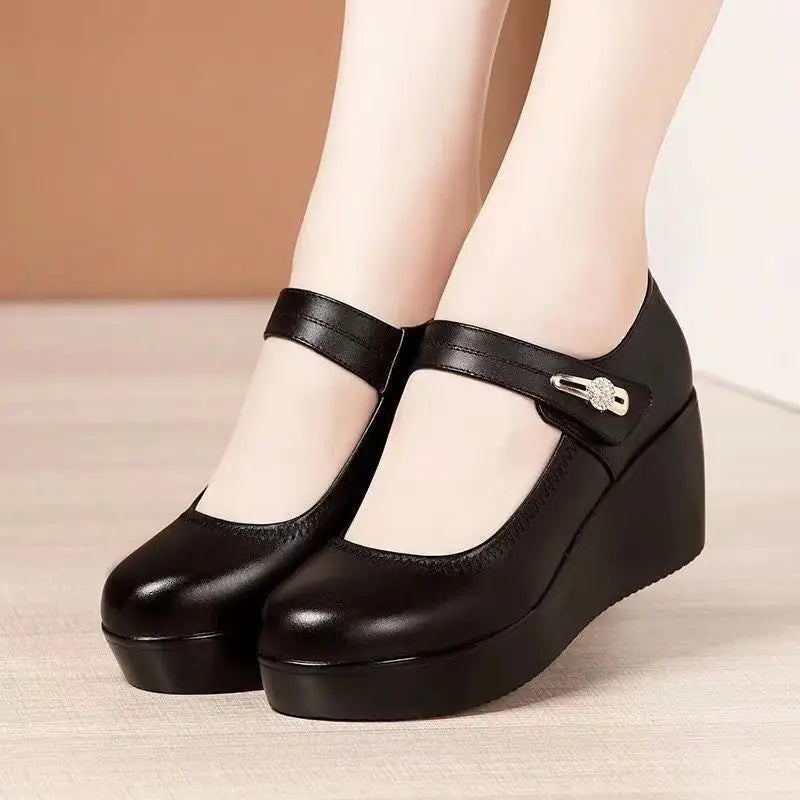 Mary™ Platform Heel Shoes with Adjustable Closure