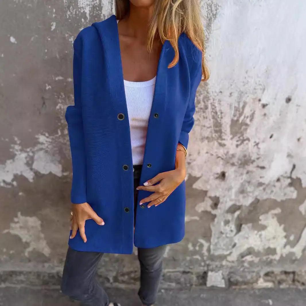 Cityline Charm™ Jacket in Premium Heavyweight Knit with Back Ring Detail / Sophisticated Urban Style That Never Goes Out of Fashion!