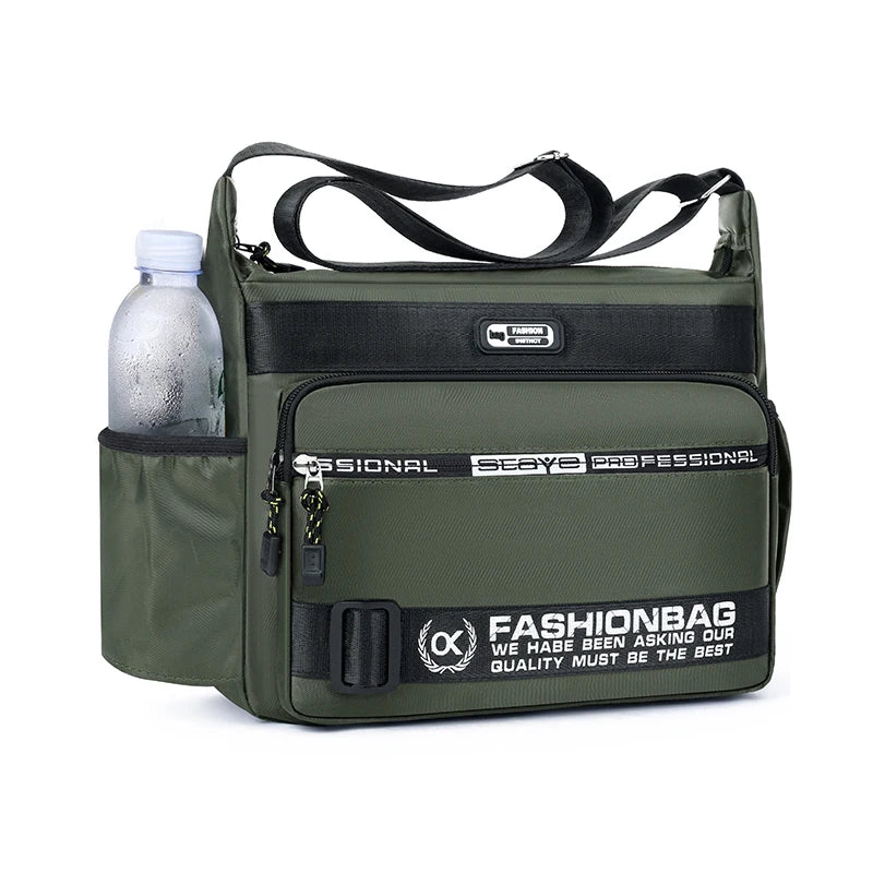 Montrek™ Crossbody Bag with Multiple Compartments and Water-Resistant Nylon