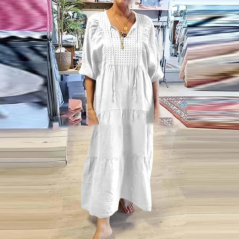 Beach Breeze™ Dress in Extra Light Viscose / Be enchanted by lightness and comfort that embraces you on any occasion!