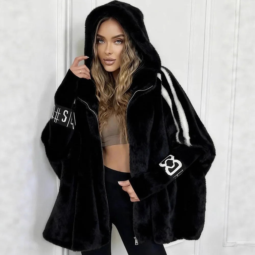 FrostMode™ Ultra Soft Plush Hooded Oversized Jacket / The Perfect Balance of Comfort and Style This Winter!