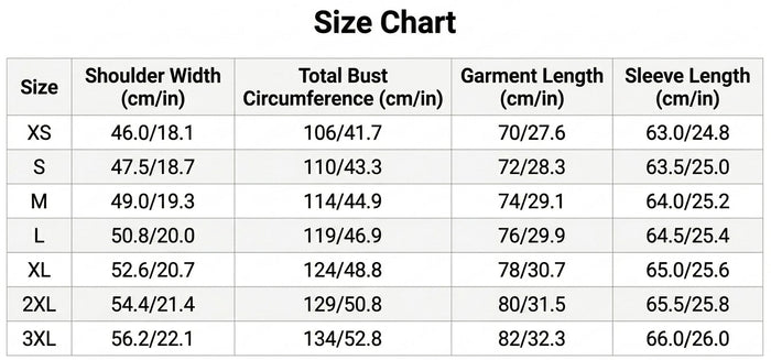 Size Guide