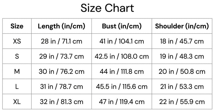 Size Guide