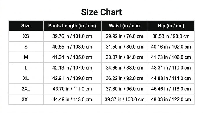 Size Guide
