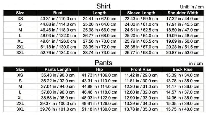 Size Guide
