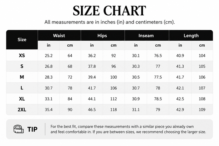 Size Guide