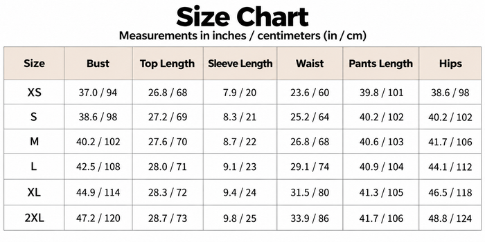 Size Guide