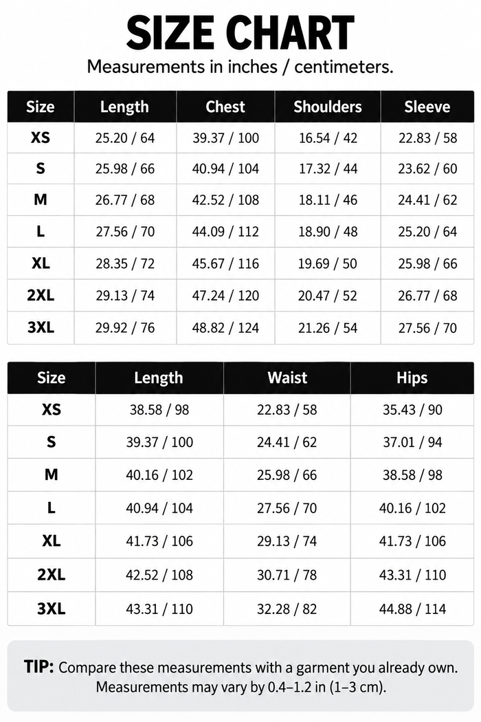 Size Guide