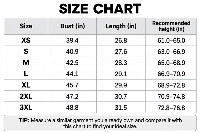 Size Guide