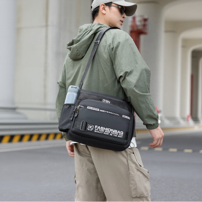 Montrek™ Crossbody Bag with Multiple Compartments and Water-Resistant Nylon