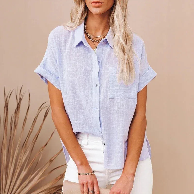 Reveille™ Shirt in Cotton Linen / The Essential Summer Piece for the Decided and Sophisticated Woman!