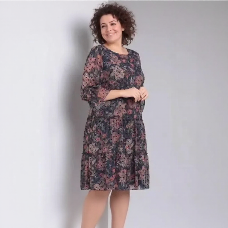 Luana Poème™ Dress in Lightweight Chiffon with Puffed Sleeves / A Boho Classic for Free Hearts!