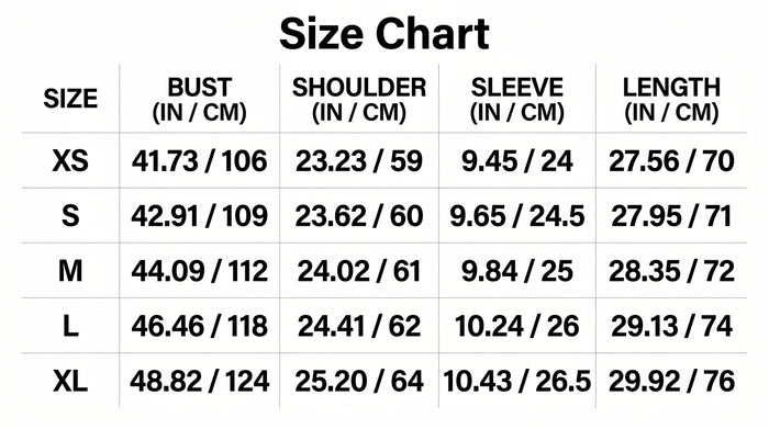 Size Guide
