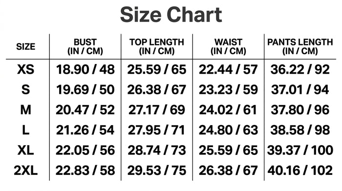 Size Guide