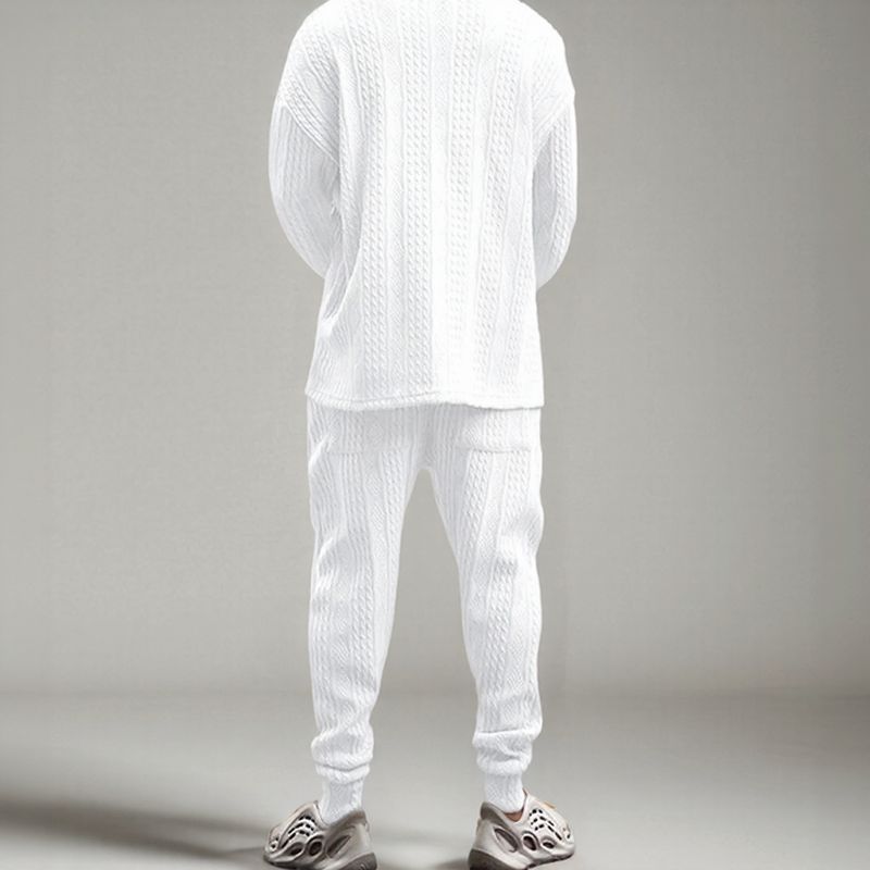 EliteWear™ Men's Structured Braided Knit Set / For Men Who Value Comfort and Presence!