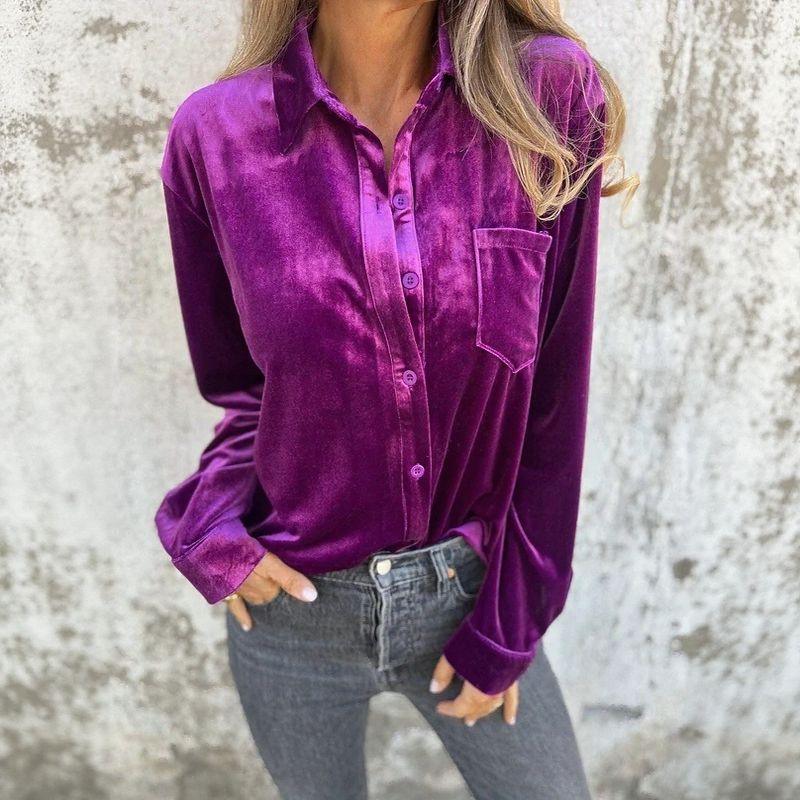 Parisienne™ Shirt with a Velvety Touch for Mid-Season / A Touch of French Charm for Mild Weather Days!