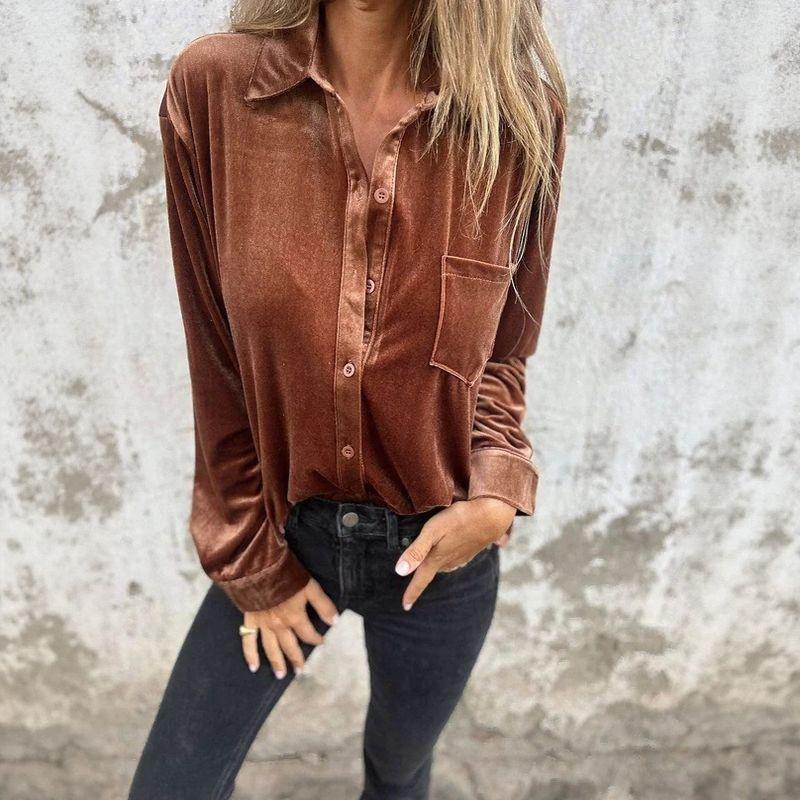 Parisienne™ Shirt with a Velvety Touch for Mid-Season / A Touch of French Charm for Mild Weather Days!