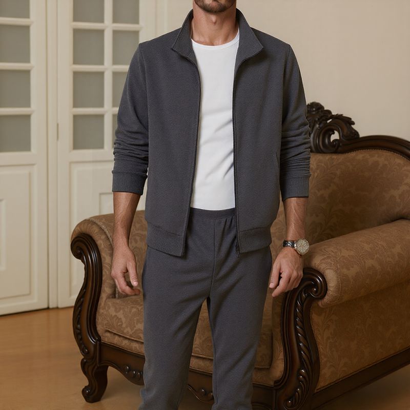 Monaco™ Set in Premium Turtleneck Sweatshirt / Minimalist elegance with absolute comfort!