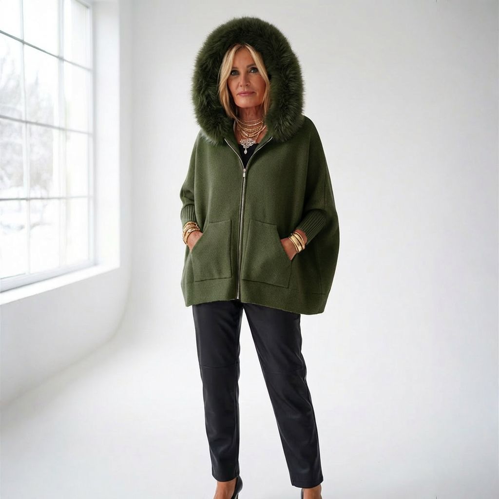 Scarlet™ Women's Coat with Luxurious Plush Hood