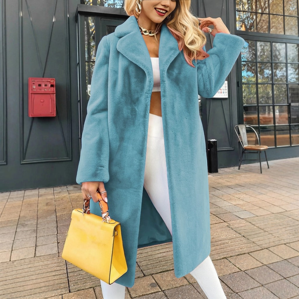 Benevento™ Coat in Luxurious Plush Velvety Fabric