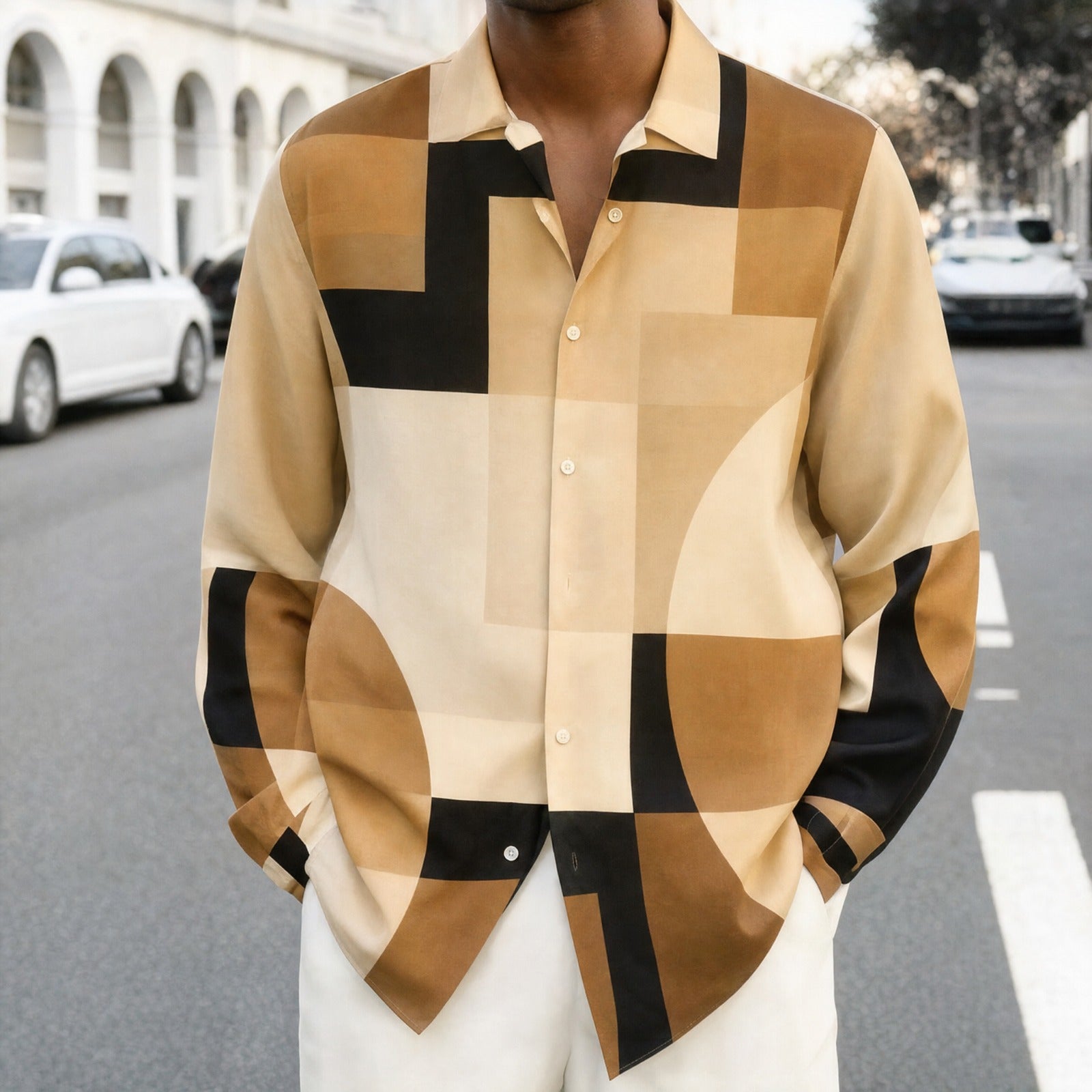 Titan™ Long Sleeve Shirt with Contrast Trim