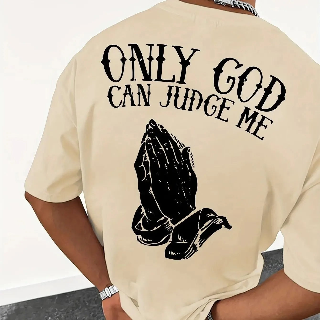 Caleb™ T-Shirt with Streetwear Style and Back Graphic Print