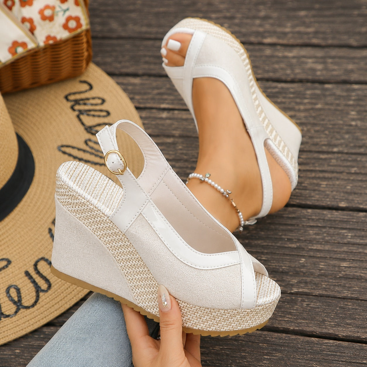 Ravello™ Sandals with Comfortable Platform and Elegant Crisscross Straps
