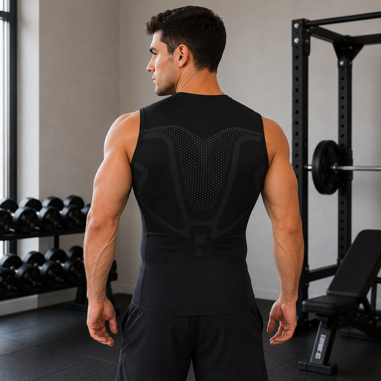 Spartan™ Shaping Compression Vest in Breathable Fabric with Ionic Technology