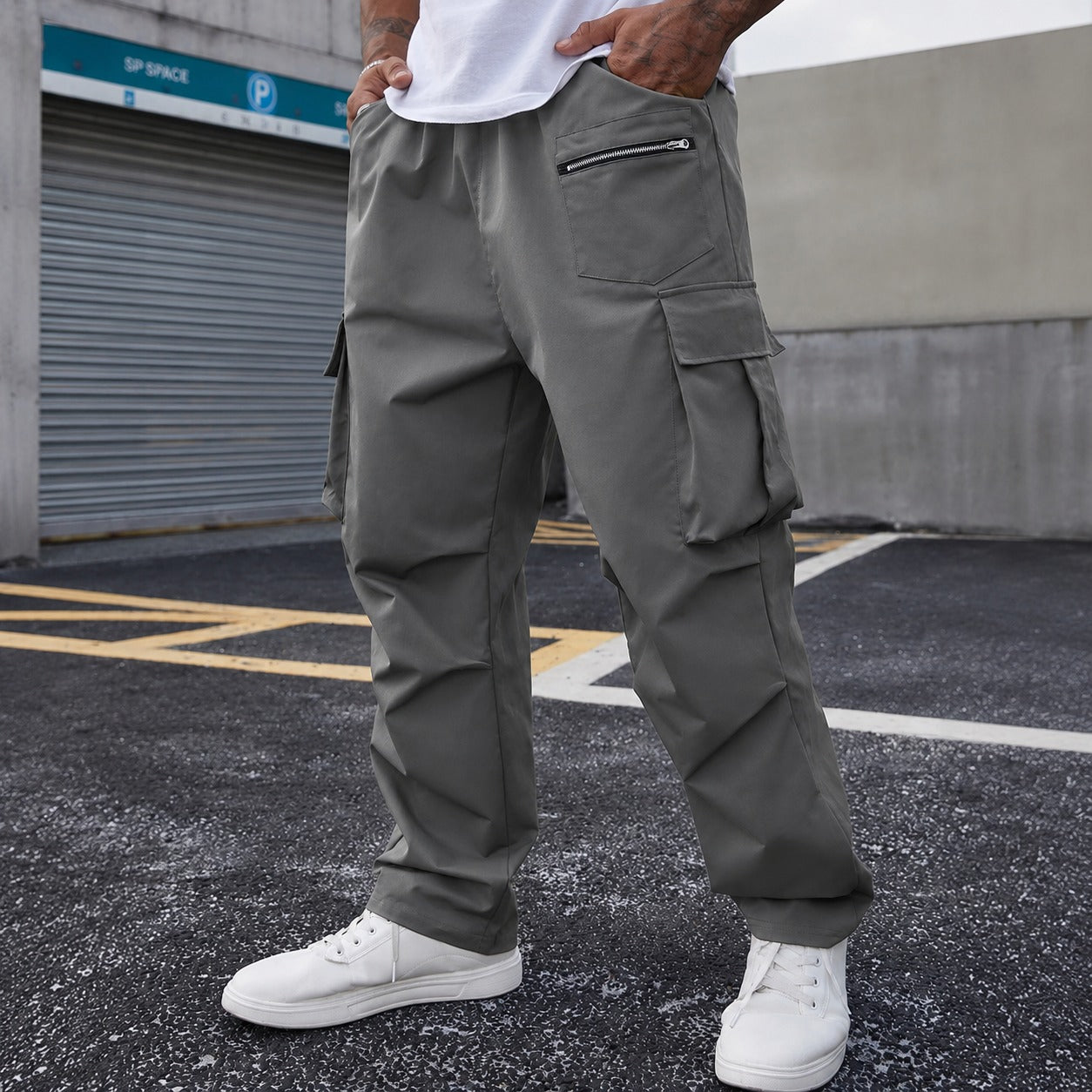 Pants Orson™ with Cargo Pockets, Front Zip Pocket and Jogger Fit
