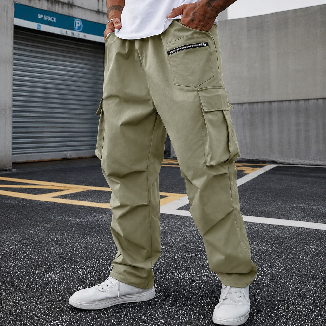 Pants Orson™ with Cargo Pockets, Front Zip Pocket and Jogger Fit