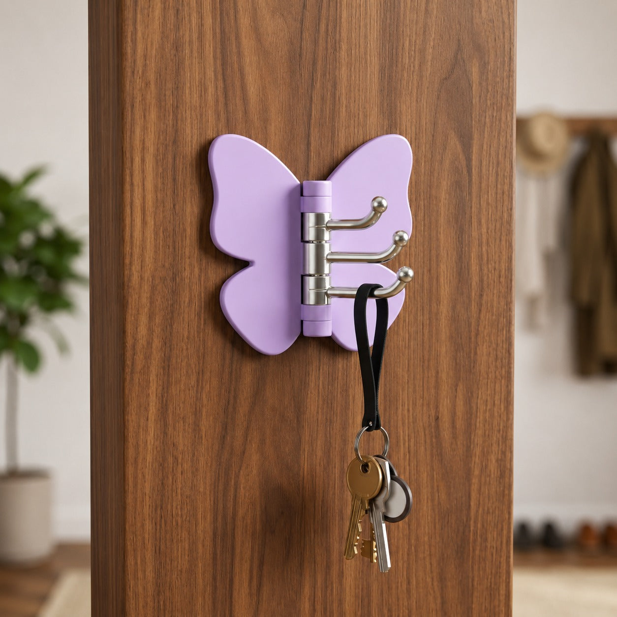 [BUY 5, GET 5 FREE] Butterfly Adhesive Hook Set with Adjustable Wings and 3 Swivel Hooks