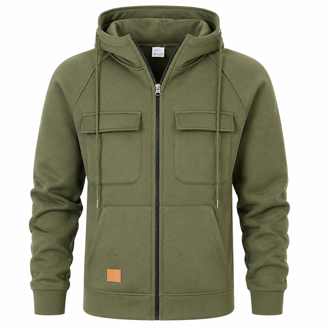 Torren™ Hooded Jacket with Adjustable Drawstrings and Flap Chest Pockets