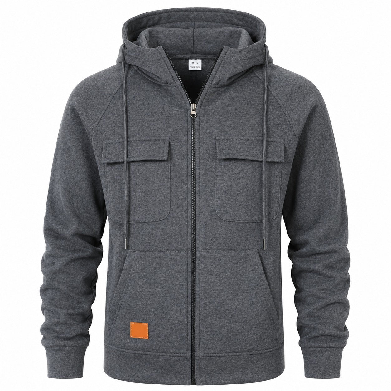 Torren™ Hooded Jacket with Adjustable Drawstrings and Flap Chest Pockets