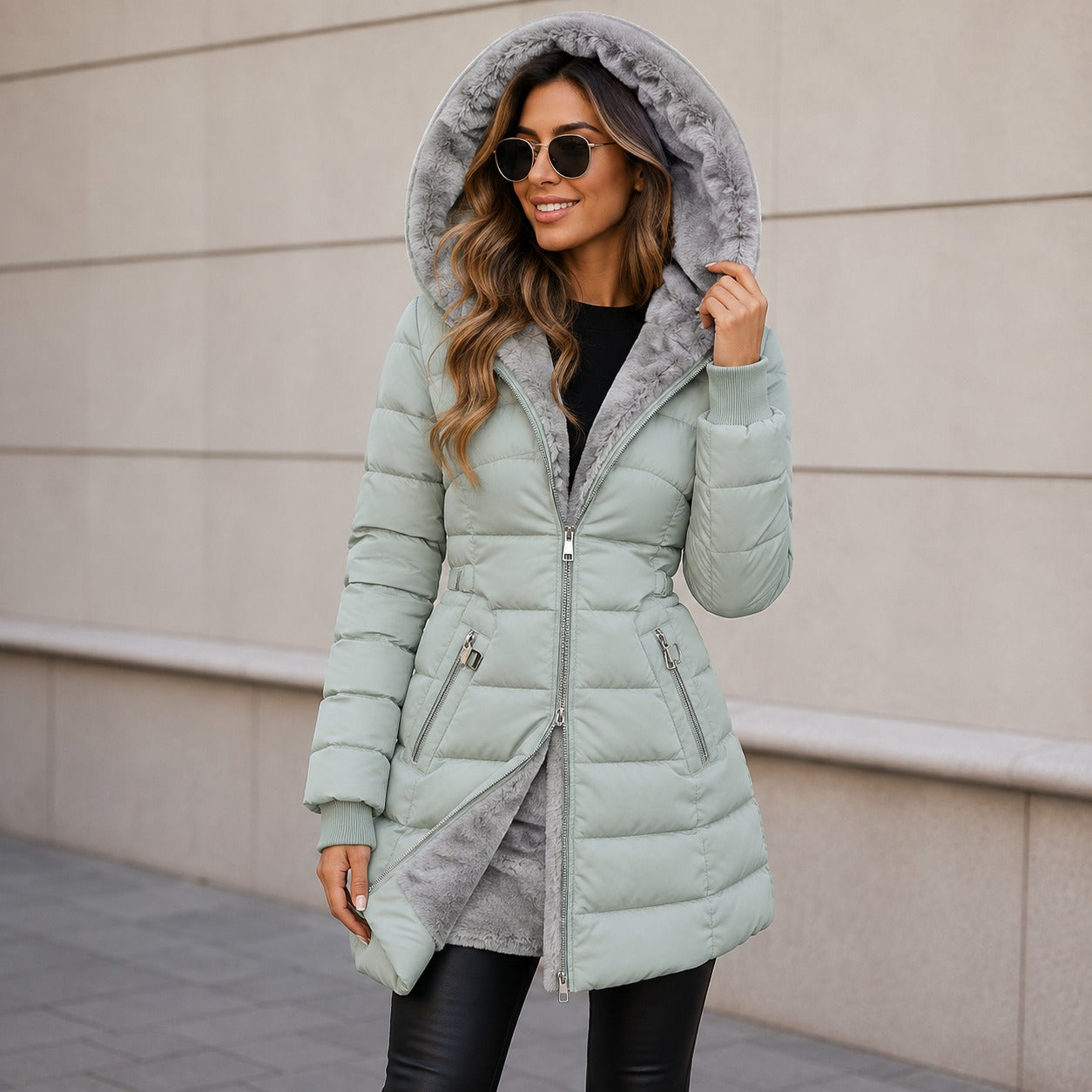 Mirelly™ Quilted Coat with Soft Interior Lining