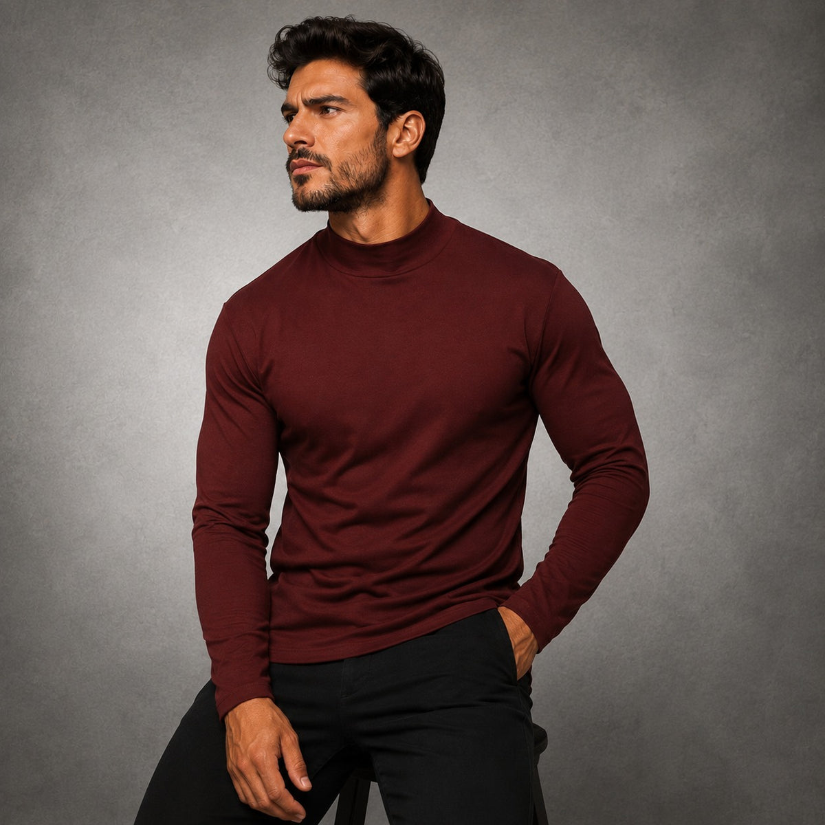 Valtor™ Long-Sleeve Shirt with Flexible Fabric and Fitted Silhouette