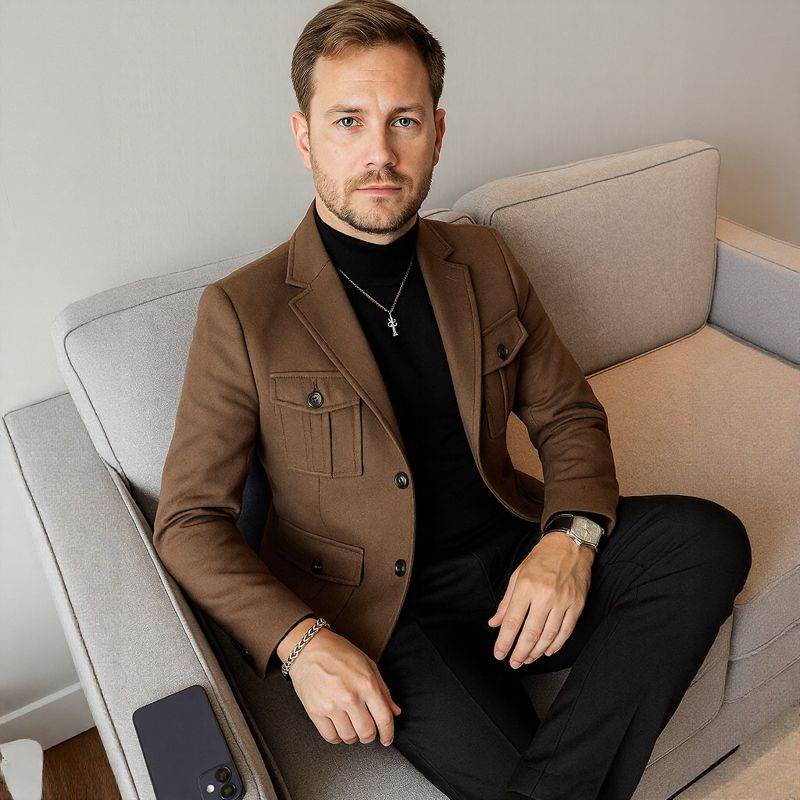 Lauritz™ Casual Blazer with Premium Structured Fabric / The Quiet Luxury of Italian Tailoring!