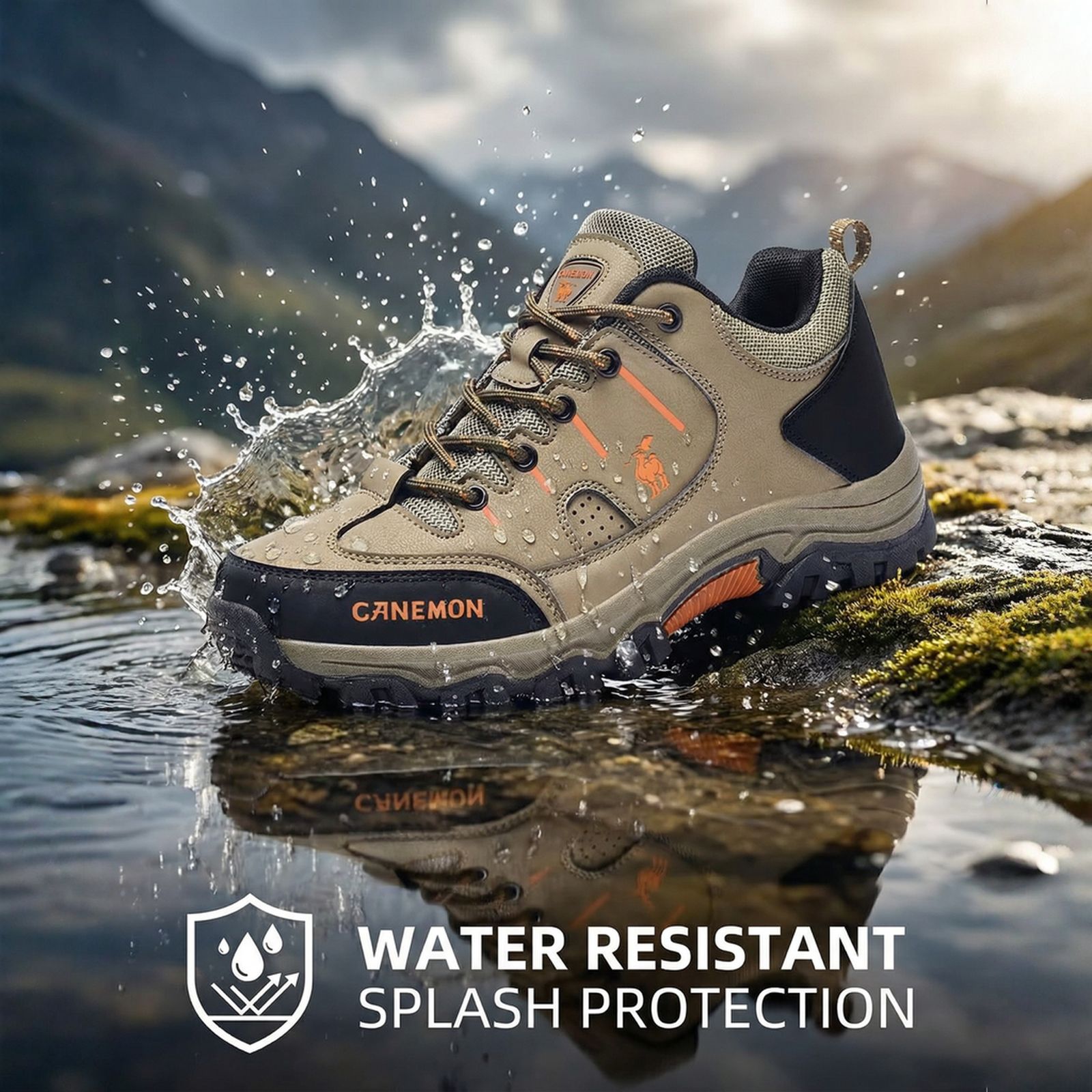 High-Resistance SafeTrail™ Boot with Anti-Impact Orthopedic Technology for Any Terrain!