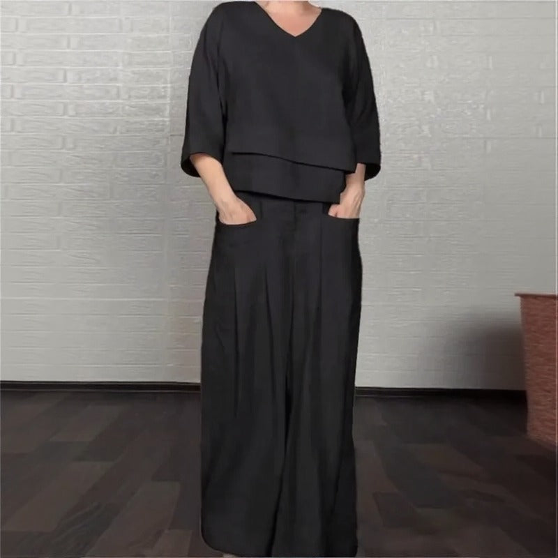 Valenne™ Contemporary Cotton-Linen Set