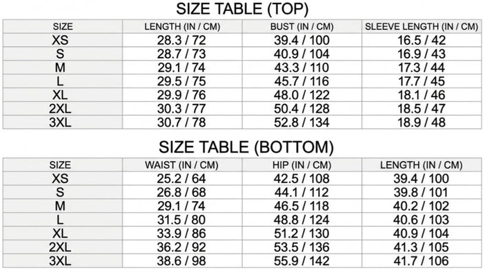 Size Guide