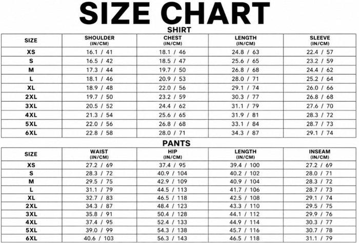 Size Guide
