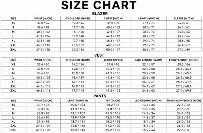 Size Guide