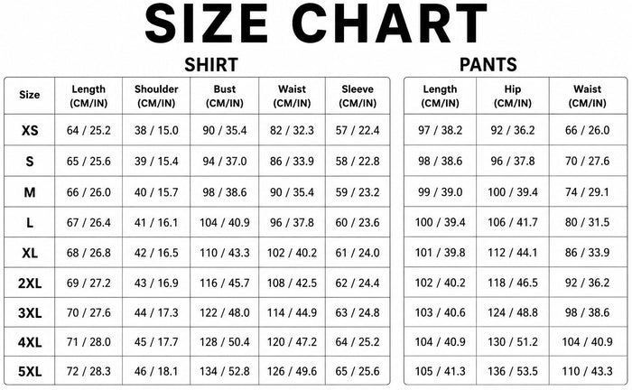 Size Guide