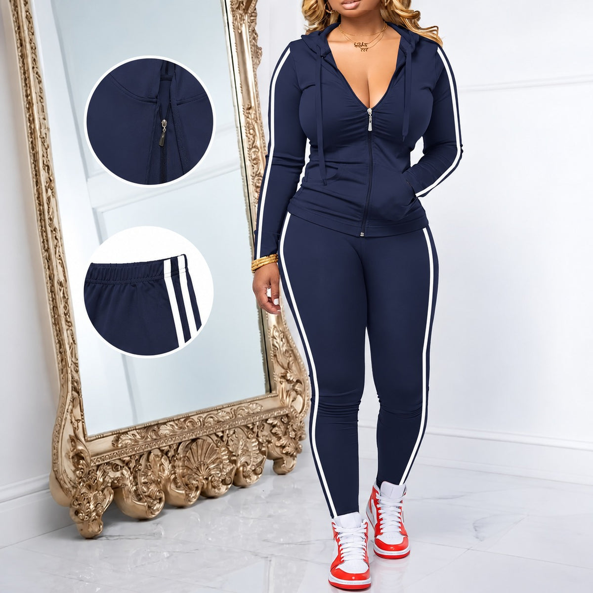 Avery™ Athletic Set with Hooded Jacket and Slim-Fit Pants