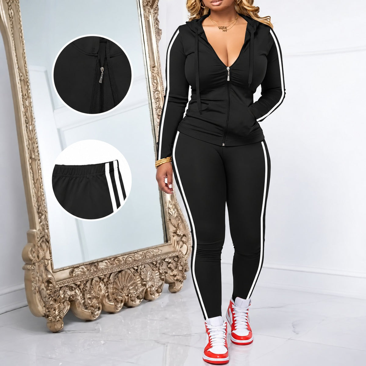 Avery™ Athletic Set with Hooded Jacket and Slim-Fit Pants