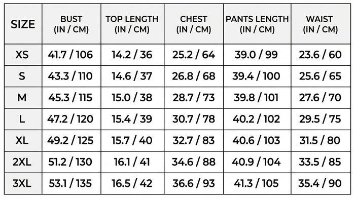 Size Guide