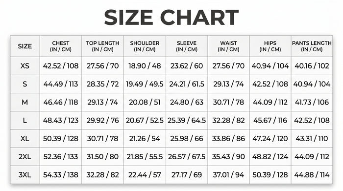 Size Guide