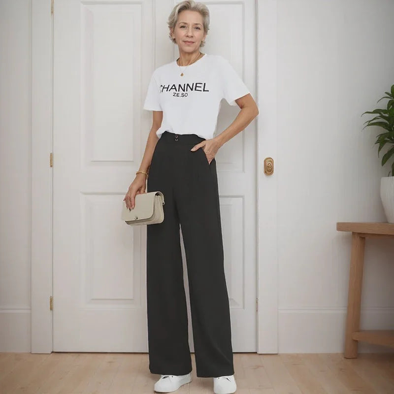 Naomi™ Pants in Premium Viscose with a Touch of Modal / Because You Deserve Comfort with Refined Style!