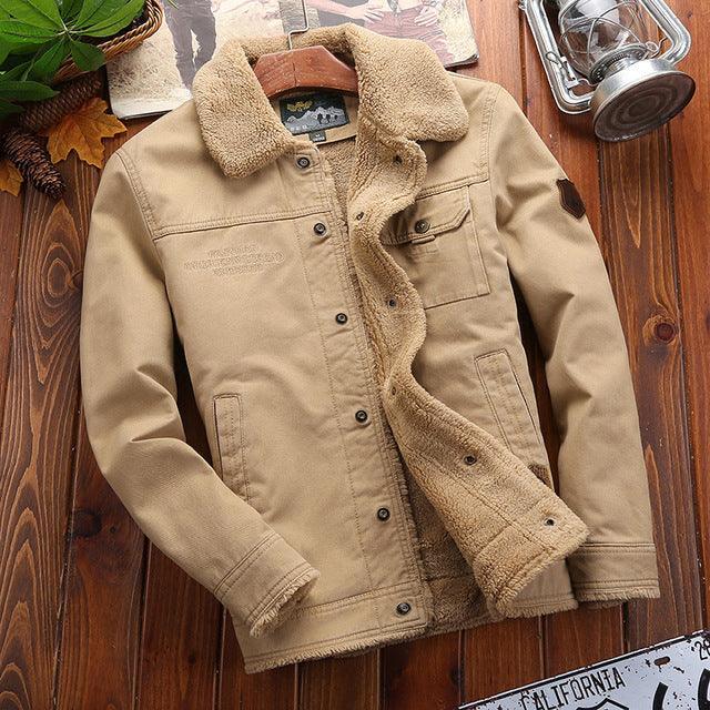 Aviator Heritage™ Jacket in Cotton with Fleece-Lined Interior / The Official Jacket for Bold and Stylish Men!
