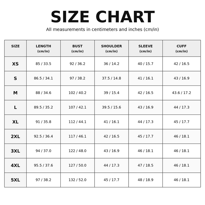 Size Guide
